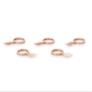 Jen Atkin X Chloe + Isabel braid charms rose gold